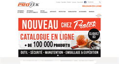 Desktop Screenshot of equipementsprotek.com